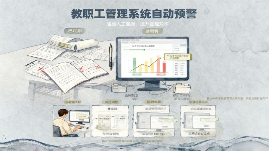 教職工管理系統(tǒng)自動預(yù)警