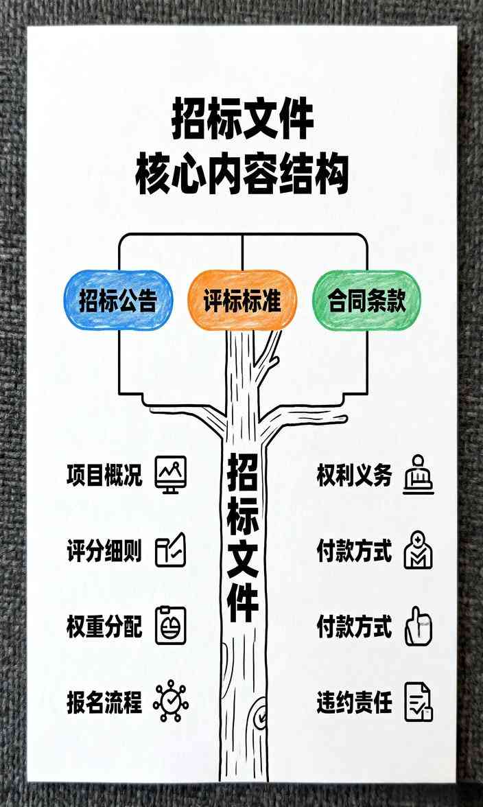招標(biāo)文件核心內(nèi)容結(jié)構(gòu) 招標(biāo)文件核心內(nèi)容結(jié)構(gòu)