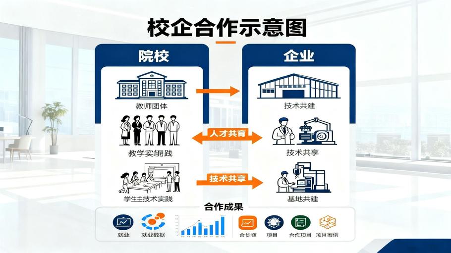 校企合作共建,分擔建設成本 校企合作共建,分擔建設成本