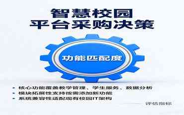 采購決策難？智慧校園平臺性價比評估指標解析